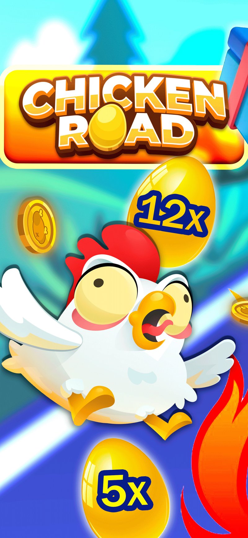 Best chicken road oficial in Spain