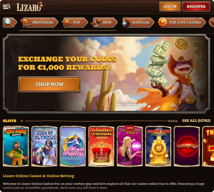 Discover lizaro casino online